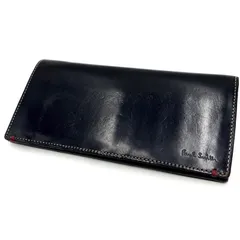 Paul Smith　ポールスミス　長財布　ウォレット　レザー　ブラック　二つ折り