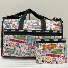 美品 レスポートサック×リサラーソン 2way ボストンバッグ ポーチ付