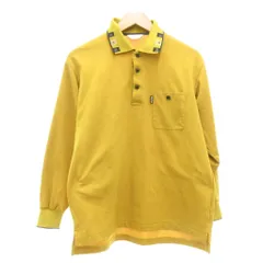 Masters 美品 ポロシャツ SA 黄 イエロー 長袖 胸ポケット /NL ■ECF003