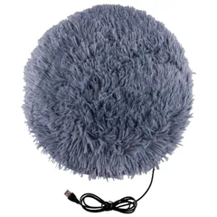 CAWKAY ペット用ホットカーペット ペットヒーター ホットマット 犬 猫 加熱パッド 電気毛布 USB給電 寒さ対策 プレゼント (ブルーグレー) [ブルーグレー]