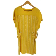 スナオクワハラ sunaokuwahara レーヨン 花柄刺繍 S/S ワンピース レディース JPN：M 