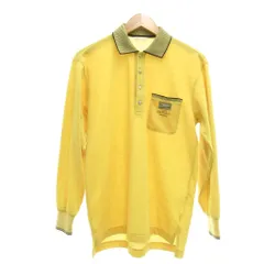 Masters ポロシャツ M 黄 イエロー 長袖 胸ポケット /NL ■ECF003
