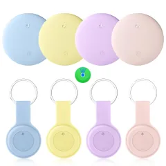 airtag エアタグ（4個セット） スマートタグ 紛失防止タグ 【チップ性能UP&大手Maxell製 強化バッテリー&全球GPS高精度測位】