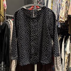 新品・タグ付き】MARELLA ドット柄 Vネック長袖ブラウス - メルカリ