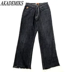 AKADEMIKS アカデミクス バギーパンツ W32 B系 チカ―ノ BLK/ブラックのサムネイル