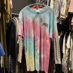 -【東あずま店 併売品】 RIPN DIP リップンディップ  Tシャツ タイダイ レディース カットソー フェス お呼ばれ デート かわいい 上品 可愛い シャツ shirtのサムネイル