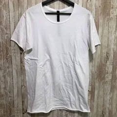 WJK　ダブルジェイケイ　7706 ls01f　cut-off C-neck C/S S/S　カットオフ Ｃネック カットソー ショートスリーブ　ホワイト　＜サンプル品＞　【訳アリ】のサムネイル