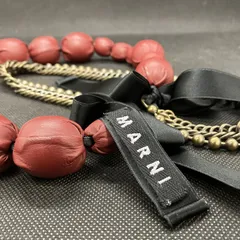 marni　マルニ　ネックレス　リボン　チェーン　1495のサムネイル