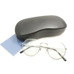 美品 RayBan レイバン RB6465 JACK ジャック 2501 メガネ 度なしライトカラーレンズ 51□20-140 メタルフレーム 眼鏡 アイウェア 小物 メンズ AU4281 