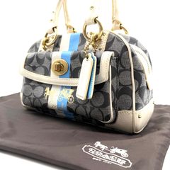 COACH コーチ ミニボストンバッグ シグネチャー ダメージ加工 y2k 希少