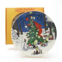 美品 ARABIA アラビア ムーミン クリスマスプレート SM5054A3 