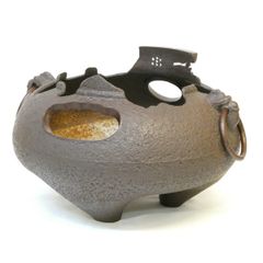 宗旦好写】畦地粒俵作 乾漆 兜巾 香合 ときん 茶道具【中古 美品