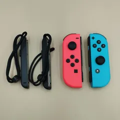 【D32362】[現状品] スイッチ ジョイコン ネオンブルー ネオンレッド ストラップセット