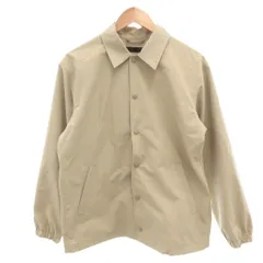 ユニクロ UNIQLO 美品 コーチジャケット S クリーム色 無地 レギュラーカラー 長袖  /IL ■ECF003