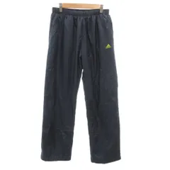アディダス adidas タグ付き パンツ M 紺 ネイビー 無地 ゴムウエスト ストレートシルエット /SC ■ECF003