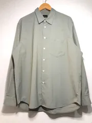 504010 UNITED ARROWS green label relaxing TWウォッシャブルトロ ジャストルーズ シャツ XL 長袖 ユナイテッドアローズ グリーンレーベルリラクシング 3211-107-3203