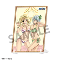 【新品】FAIRY TAIL ビジュアルアクリルプレート ルーシィ＆ユキノ【正規品】のサムネイル