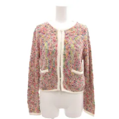 リリーブラウン Lily Brown カーディガン F マルチカラー カラフルネップ クルーネック 長袖 /IL ■ECF003