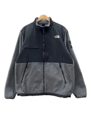 ザノースフェイス THE NORTH FACE Denali Jacket デナリ ジャケット ジップアップ フリース 切り替え アウトドア アウター 灰 黒 NA72450 ジャケット ロゴ グレー XLサイズ 104MT-2958