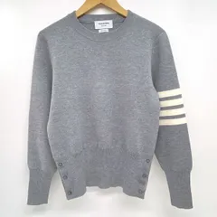 THOM BROWNE トムブラウン ミラノステッチ クルーネックプルオーバー ニット MKA189A-00014055 サイズ2　※中古のサムネイル