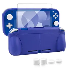 【送料無料】PU素材 一体式 全面保護 耐衝撃 特殊ハンドル 薄型軽量 着脱簡単 防水防塵 頑丈 スタンド機能 スティックカバー4つ 液晶保護フィルム1枚付き 6点セット 2022 ブルー