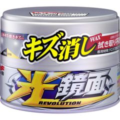 【送料無料】ソフト99(SOFT99) ワックス WAX 光鏡面WAX パール＆メタリック車用 自動車塗膜の保護および艶出し用 クロス 00419