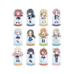 ラブライブ！ 虹ヶ咲 ダイカットクリアカード12種 三つ折りボード
