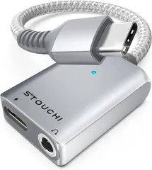 USB Type C to 3.5mm イヤホン変換アダプター 　30W高速充電