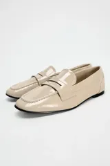 ZARA ザラ ベージュ ローファー 靴 37サイズ 新品