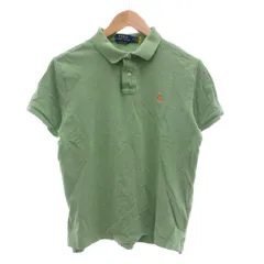 ポロ ラルフローレン POLO RALPH LAUREN ポロシャツ 半袖 ロゴ ポニー 刺繍 M 緑 グリーン /MG