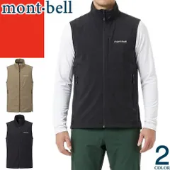 モンベル mont bell O.D.ベスト メンズ 2026年春夏新作 アウター アウトドア ハイキング ナイロン 撥水 防風 軽量 春 夏 大きいサイズ 薄い ゴルフ ブランド おしゃれ 黒 ブラック O.D. VEST 1103253