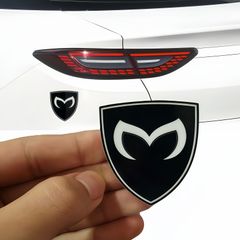 エンブレム 金属 GRANDE 車用 3D グランデ 立体 13.2cm メタル 