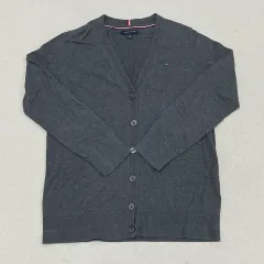 S トミーヒルフィガー Vネック ニット カーディガン 0401-1