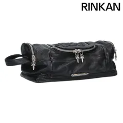 クロムハーツ DUFFLE セメタリークロスパッチダガージップレザー