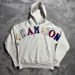 チャンピオン リバースウェーブ アーチスペリング レタリング フーディー