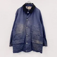 古着 used　Barbour　バブアー　BEDALE　ビデイル　ハンティングジャケット　ノンオイル　紺　ネイビー　Lサイズ