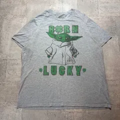 O-991 ムービー Star Wars スターウォーズ ベビーヨーダ グラフィックプリントTシャツ サイズL