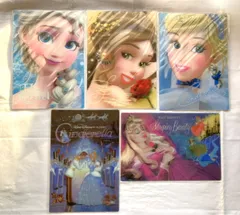 新品･未使用 ディズニー3Dポストカード ５枚セット おまけ付