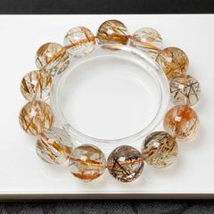 天然石☆【チャロアイト】☆天珠型ブレスレット 天然石B 10.8*10.9mm 