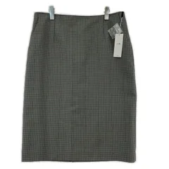 23区 vingt - trois arrondissements チェックタイトスカート size50/ブルー
