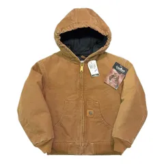 デッドストック 00s CARHARTT カーハート YYJ130 BRN アクティブ ジャケット キッズ