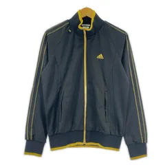 adidas アディダス  ジップアップジャケット sizeJ L/ブラック×イエロー