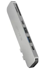 ☆新品☆エレコム USB Type-C ハブ ドッキングステーション MacBook専用 (MacBook Pro13.3 2022年6月以前発売モデル） 7-in-2 PD対応 (100W) Thunderbolt 3 Type-C×1 デ 969113fe