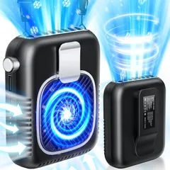 腰掛け扇風機 強力 ベルトファン 【2026新改良・1台5役】 ウエストファン 大風量 20dB極静音 無段階風量調整 軽量 コードレス Type-C急速充電 48H長時間稼働 腰掛け 小型 扇風機 首掛け ベルト ぶら下げ 携帯 卓上 ハンディ 腰 腰掛AR