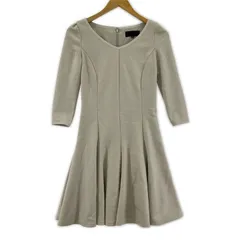 UNTITLED アンタイトル ウールワンピース size0/ライトグレージュ