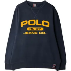古着 90~00年代 ラルフローレン Ralph Lauren POLO JEANS COMPANY ロゴスウェットシャツ トレーナー メンズXL相当/eaa630525