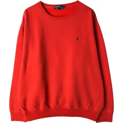 古着 ラルフローレン Ralph Lauren POLO by Ralph Lauren ワンポイントロゴスウェットシャツ トレーナー メンズXL相当/eaa630526