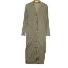 DRESSTERIOR ドレステリア リブニット ワンピースカーディガン size38/ベージュのサムネイル