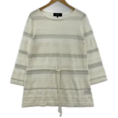 COUP DE CHANCE クードシャンス    ラメニット size38/オフホワイト