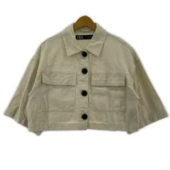 ZARA ザラ クロップドジャケット sizeEUR XS/アイボリー